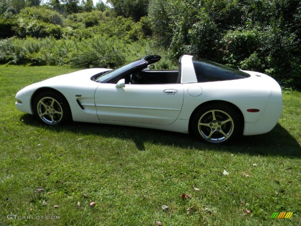 2004 Corvette Coupe - Arctic White / Black photo #5