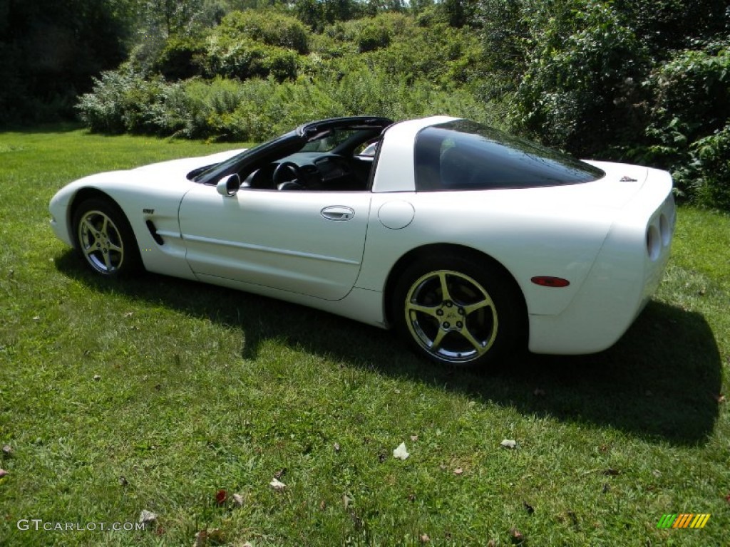 2004 Corvette Coupe - Arctic White / Black photo #6