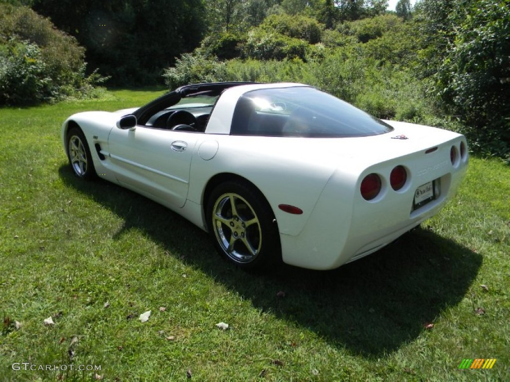 2004 Corvette Coupe - Arctic White / Black photo #7