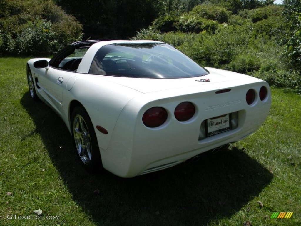 2004 Corvette Coupe - Arctic White / Black photo #8