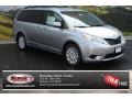 2013 Silver Sky Metallic Toyota Sienna LE AWD  photo #1