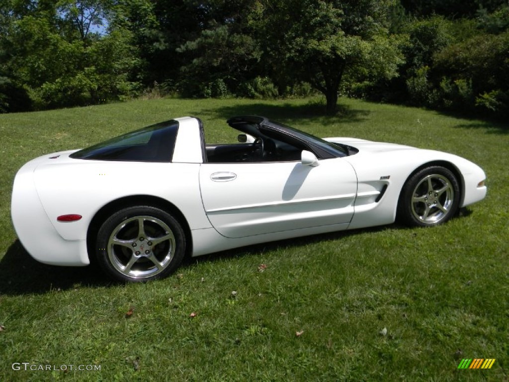 2004 Corvette Coupe - Arctic White / Black photo #15