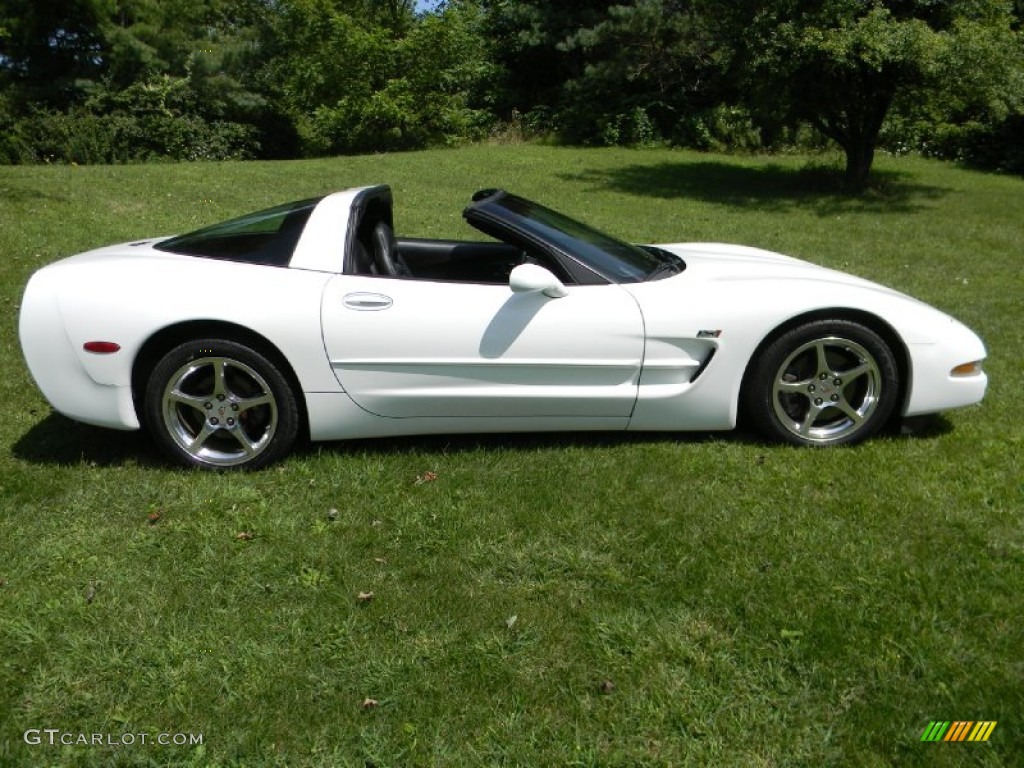 2004 Corvette Coupe - Arctic White / Black photo #16