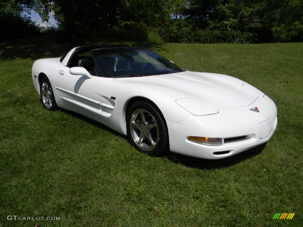 2004 Corvette Coupe - Arctic White / Black photo #18