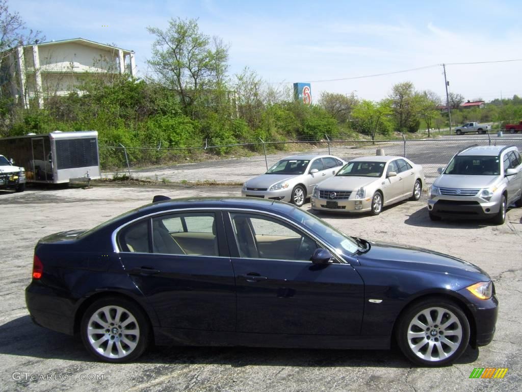 2006 3 Series 330xi Sedan - Monaco Blue Metallic / Beige photo #6