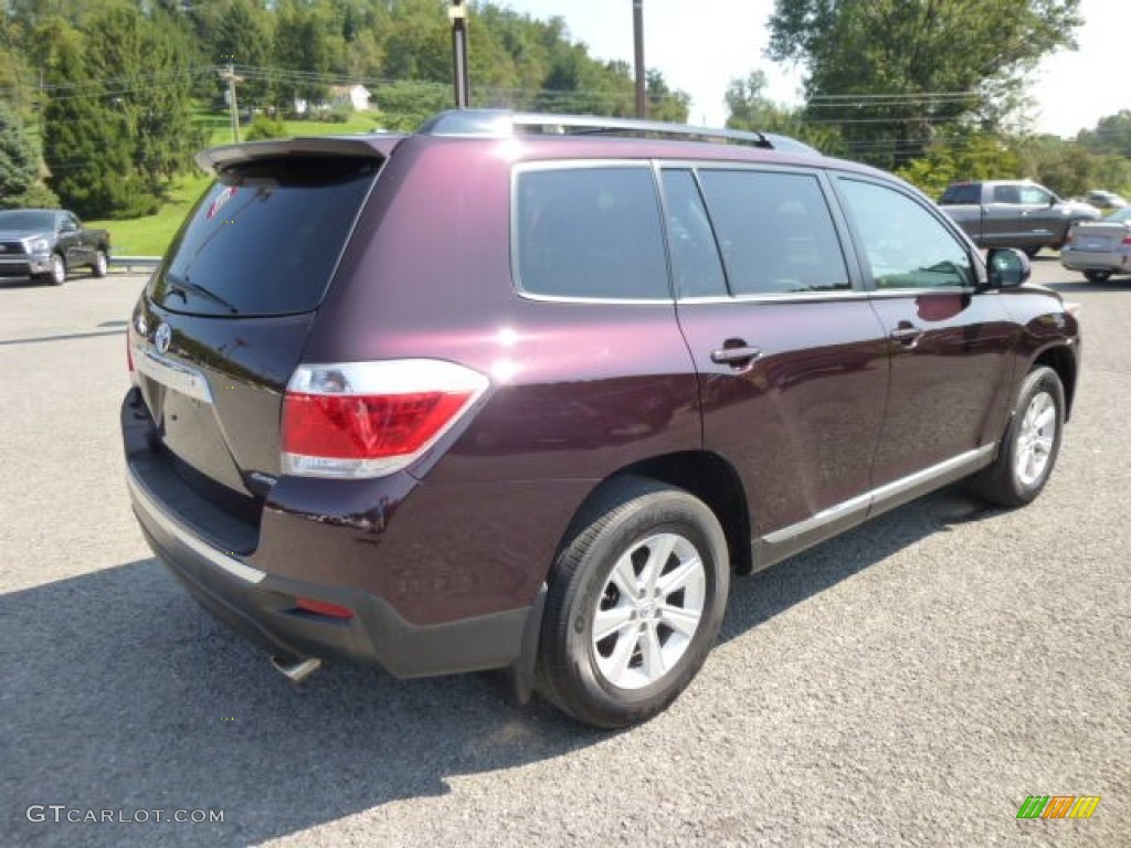 2012 Highlander V6 4WD - Sizzling Crimson Mica / Ash photo #5