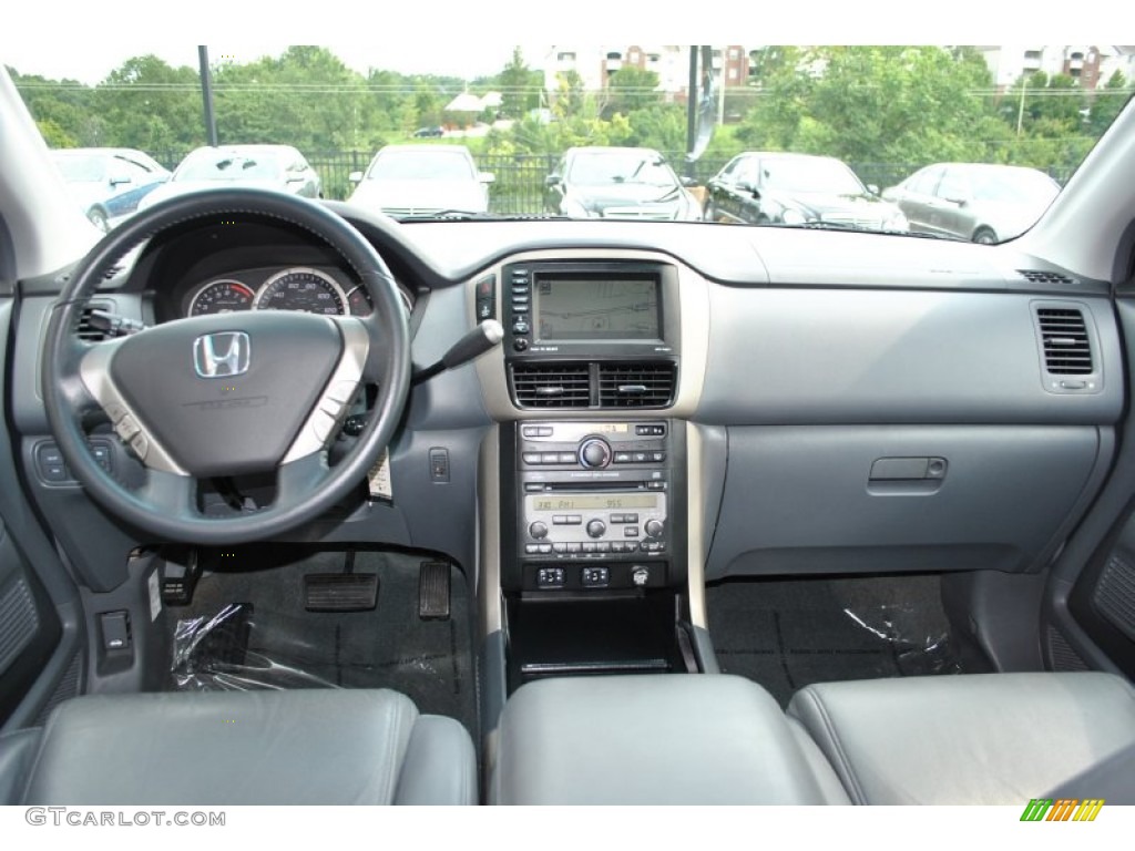 2008 Honda Pilot EX-L Gray Dashboard Photo #84734242