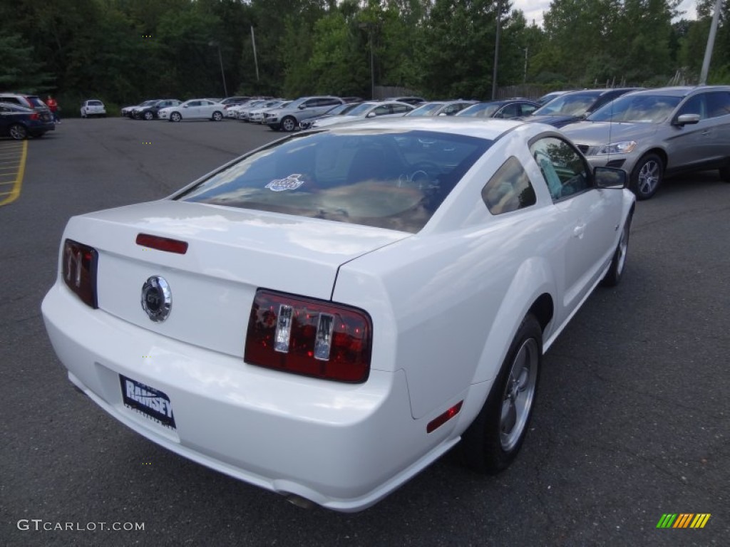 2005 Mustang GT Premium Coupe - Performance White / Red Leather photo #3