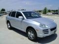 2008 Crystal Silver Metallic Porsche Cayenne S  photo #3