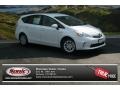 Blizzard White Pearl - Prius v Three Hybrid Photo No. 1