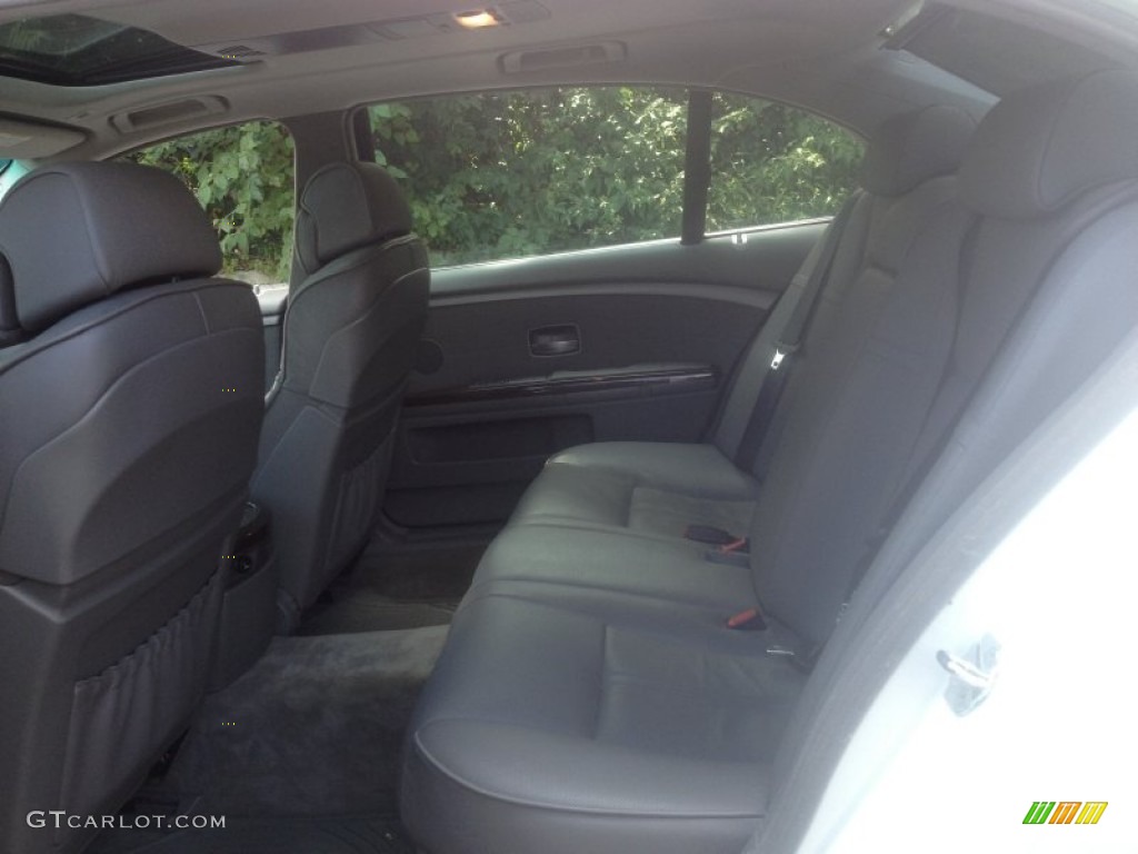2004 7 Series 745Li Sedan - Alpine White / Basalt Grey/Flannel Grey photo #35