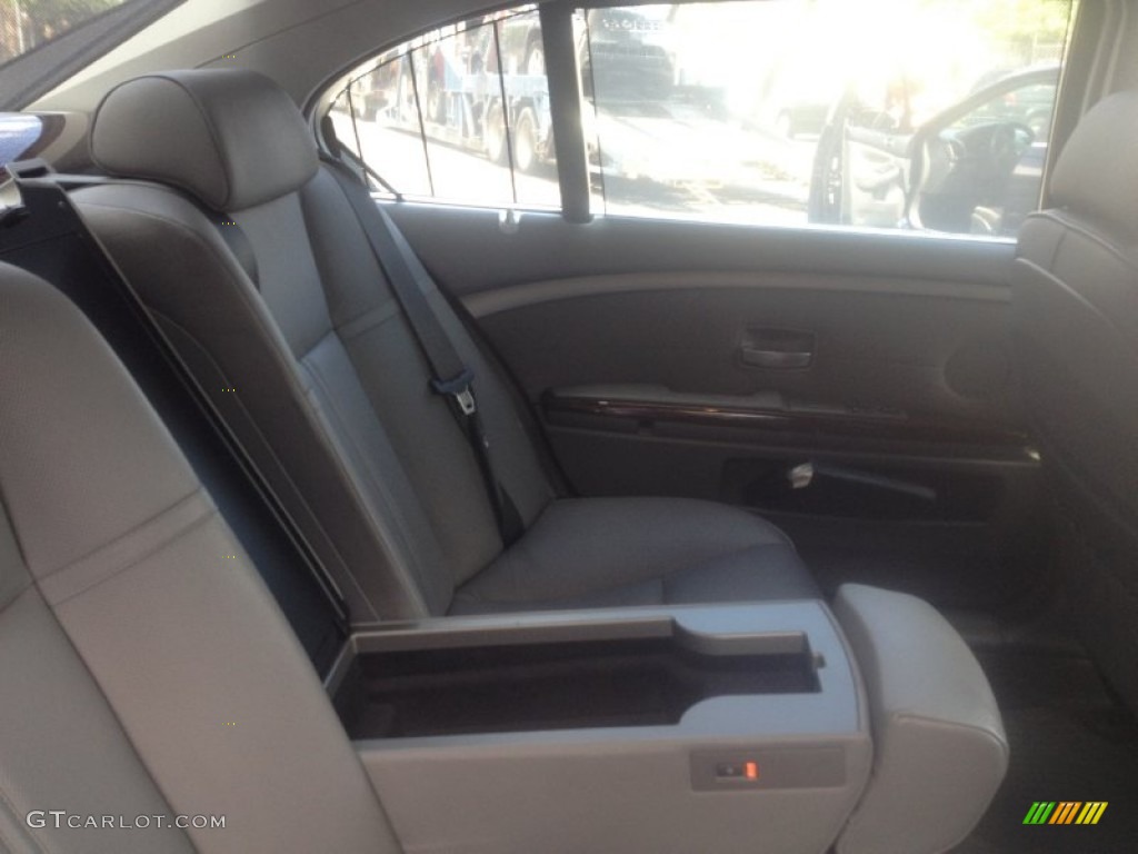 2004 7 Series 745Li Sedan - Alpine White / Basalt Grey/Flannel Grey photo #42