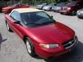 1996 Radiant Fire Red Chrysler Sebring JXi Convertible  photo #1