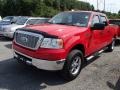 2007 Bright Red Ford F150 XLT SuperCrew 4x4  photo #3