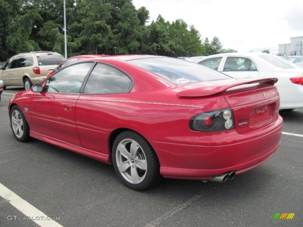 2004 GTO Coupe - Torrid Red / Black photo #3