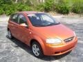 2007 Spicy Orange Chevrolet Aveo 5 Hatchback  photo #7