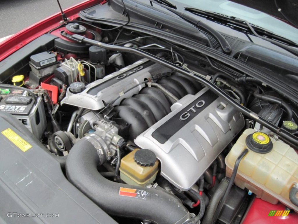 2004 GTO Coupe - Torrid Red / Black photo #12
