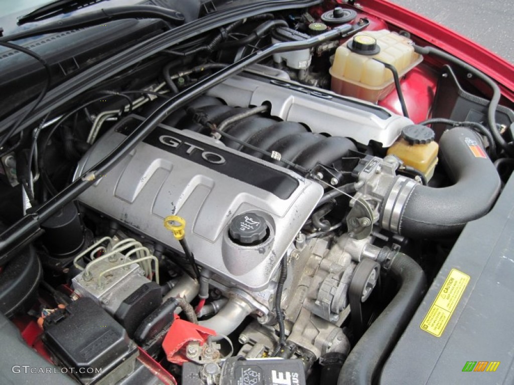 2004 GTO Coupe - Torrid Red / Black photo #13