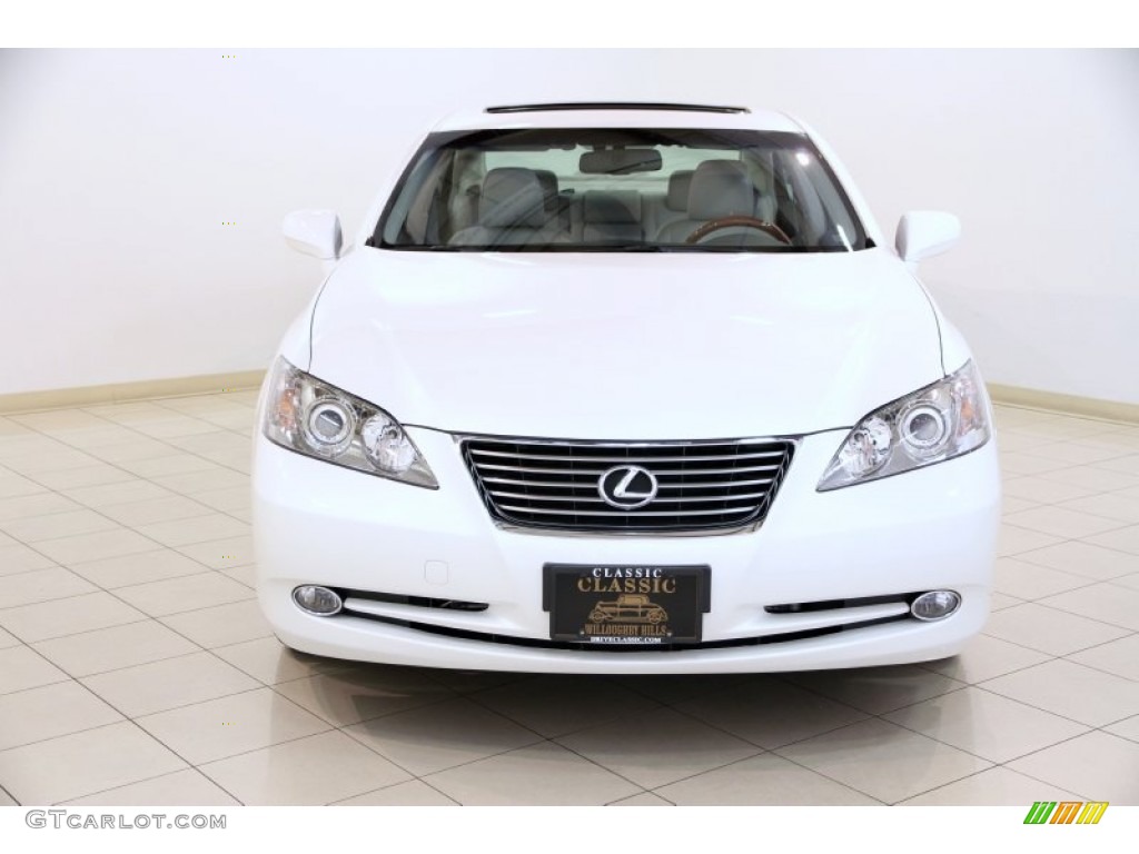 2009 ES 350 - Starfire Pearl White / Light Gray photo #2