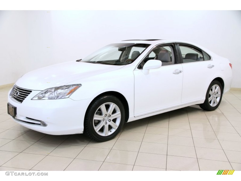 2009 ES 350 - Starfire Pearl White / Light Gray photo #3