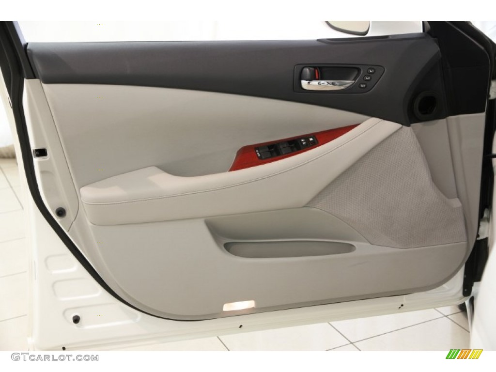 2009 ES 350 - Starfire Pearl White / Light Gray photo #4