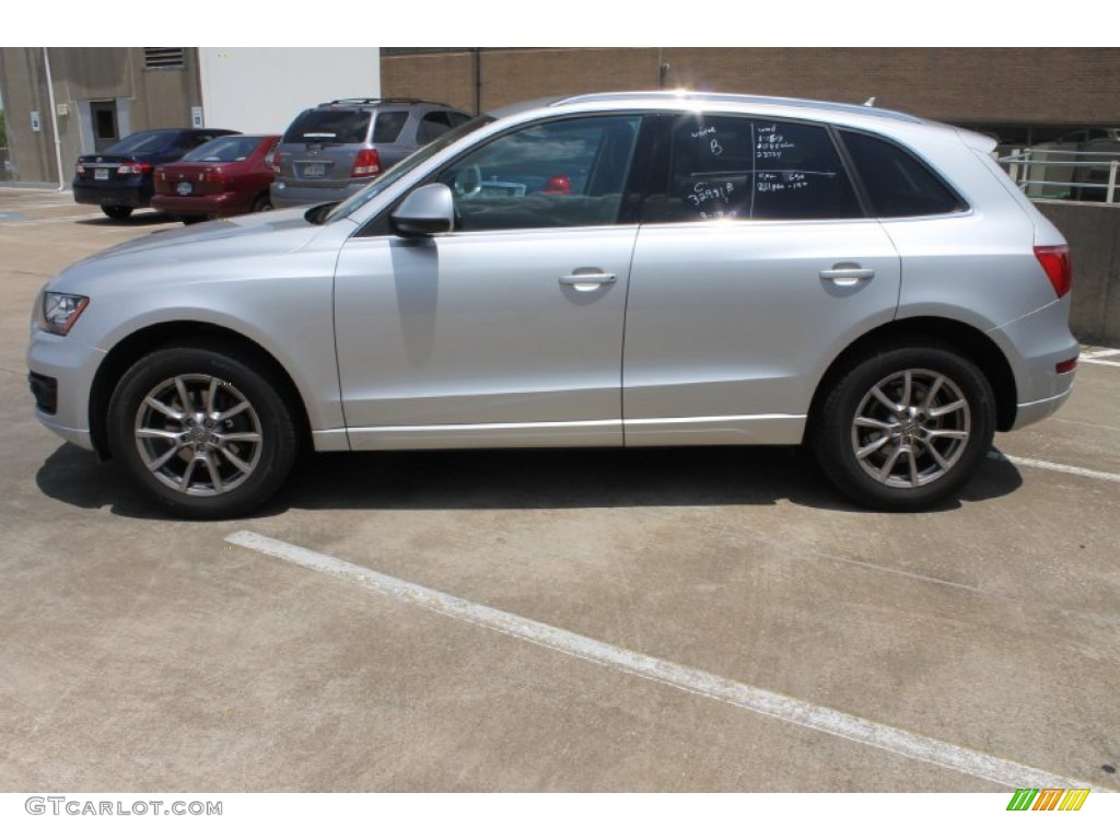 2011 Q5 2.0T quattro - Ice Silver Metallic / Black photo #4