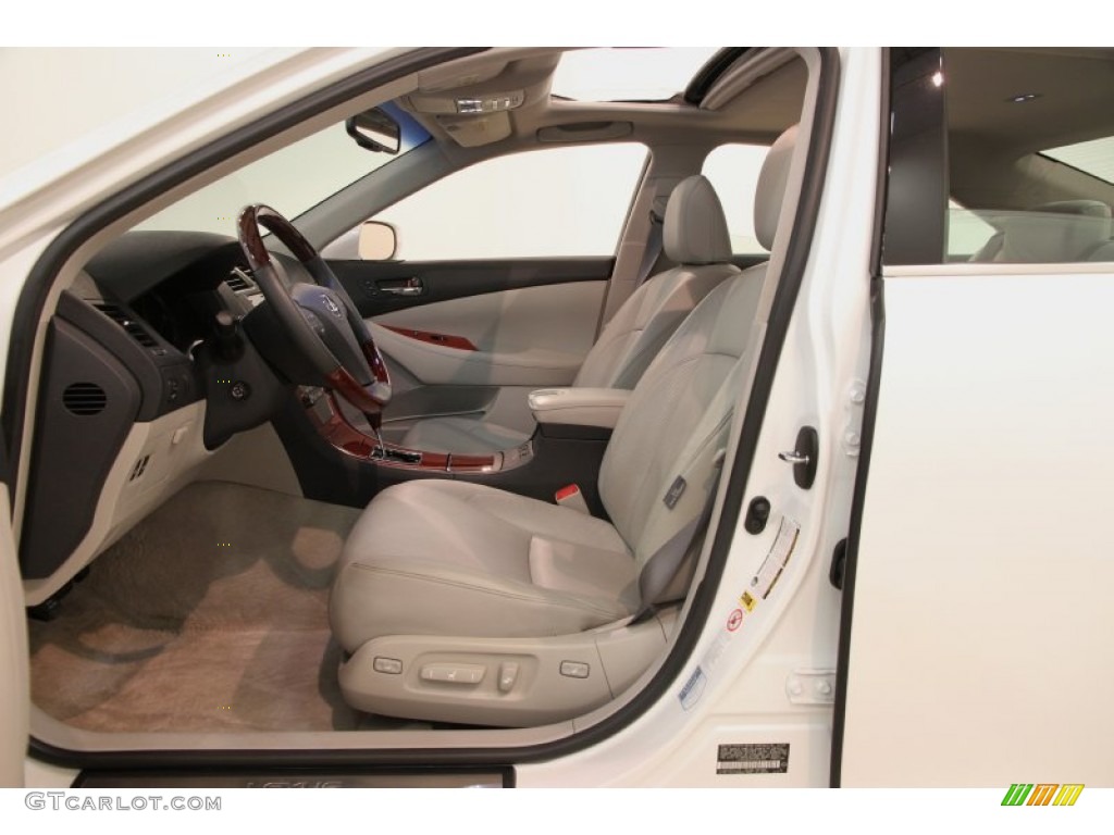 2009 ES 350 - Starfire Pearl White / Light Gray photo #6