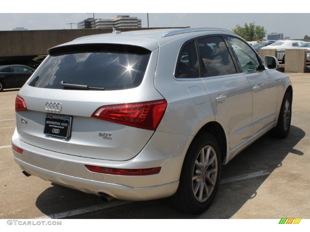 2011 Q5 2.0T quattro - Ice Silver Metallic / Black photo #8