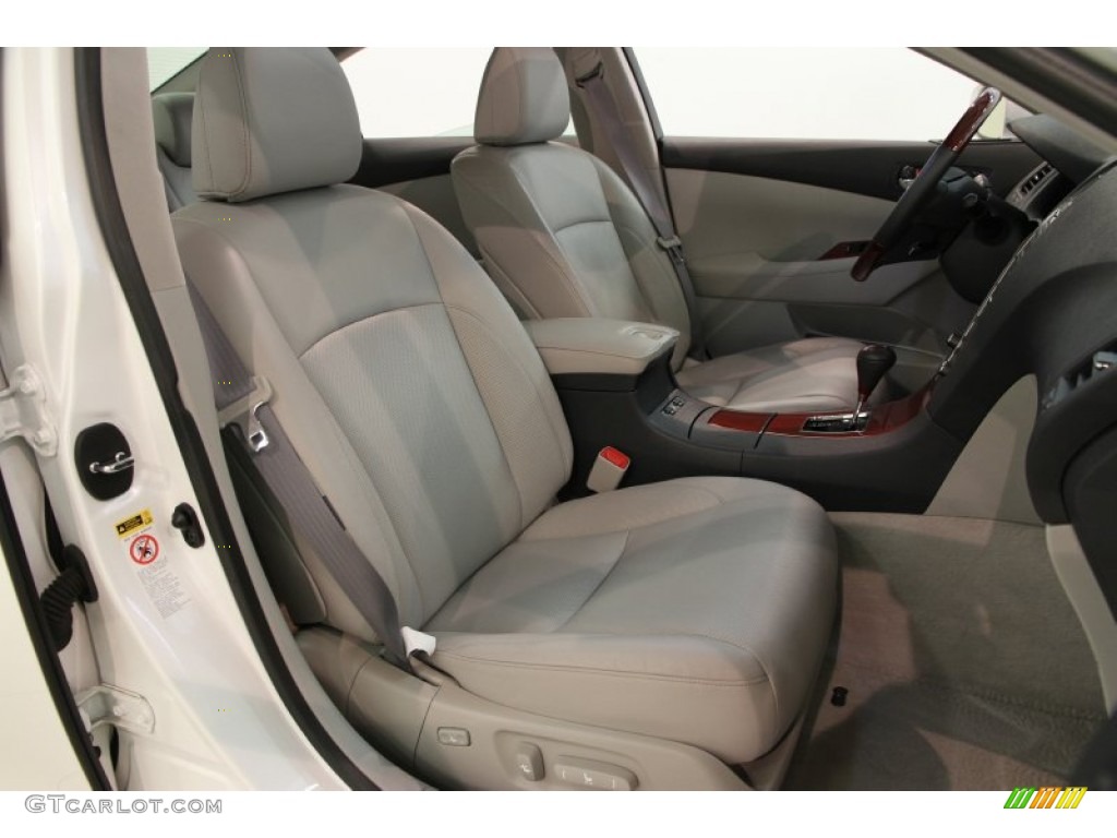 2009 ES 350 - Starfire Pearl White / Light Gray photo #16