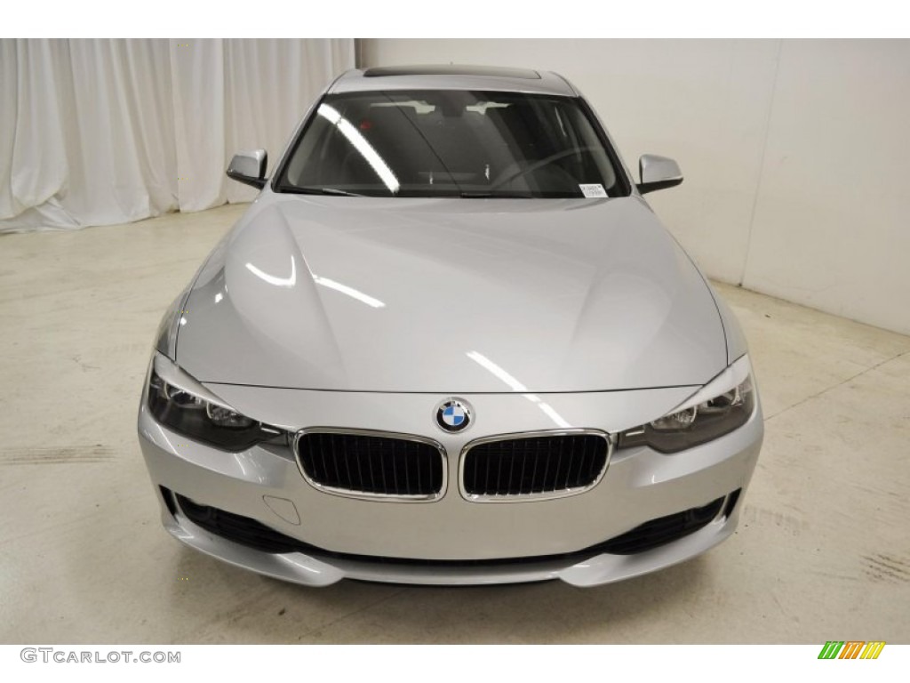 2013 3 Series 328i Sedan - Glacier Silver Metallic / Black photo #4