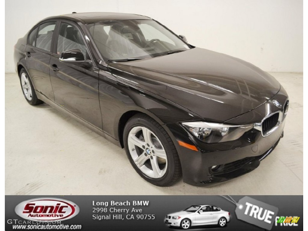2013 3 Series 328i Sedan - Jet Black / Black photo #1