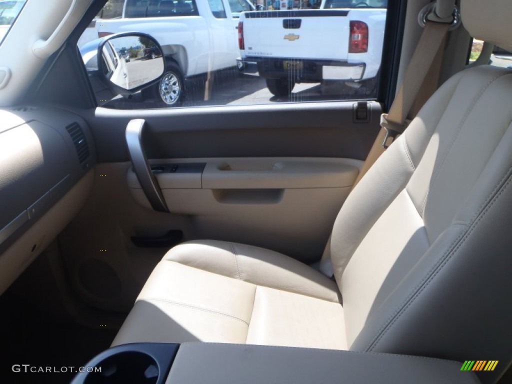 2012 Silverado 1500 LT Crew Cab - White Diamond Tricoat / Light Cashmere/Dark Cashmere photo #21