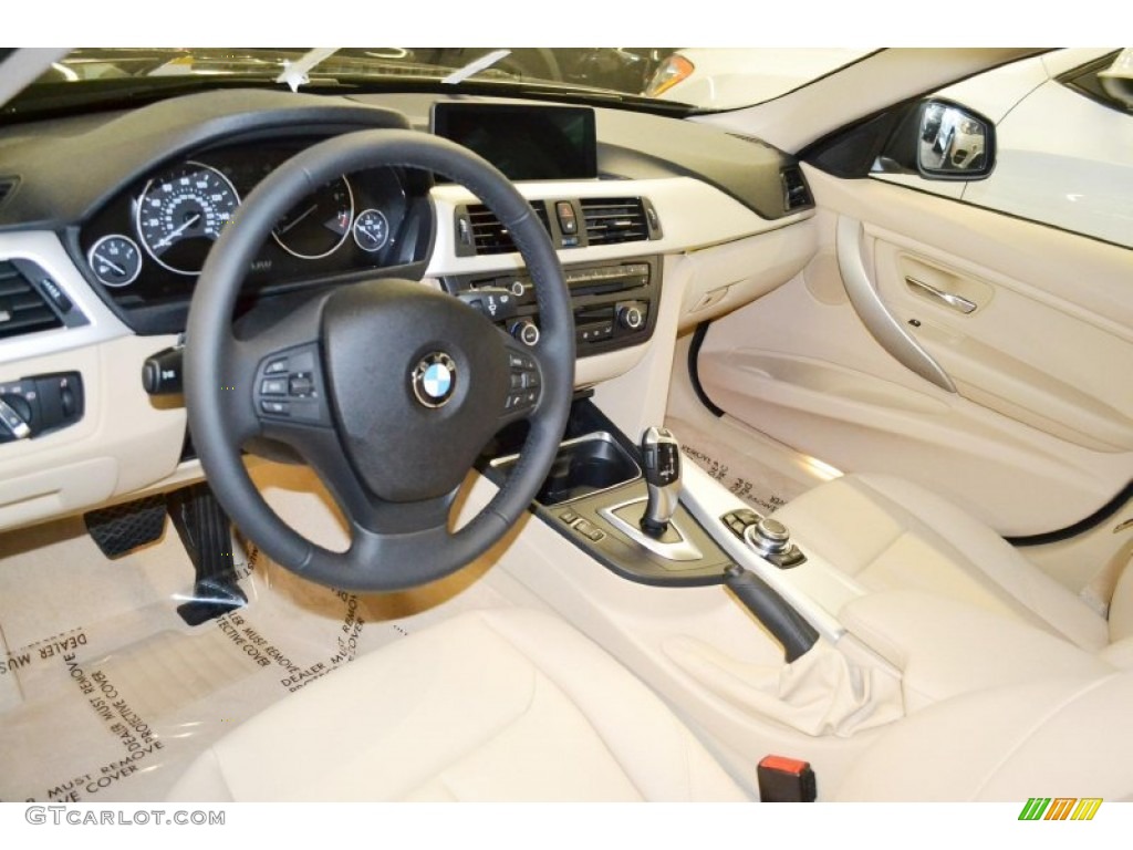 2013 3 Series 328i Sedan - Black Sapphire Metallic / Venetian Beige photo #6