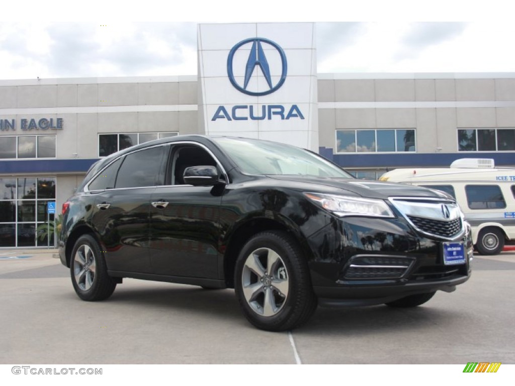 2014 MDX  - Crystal Black Pearl / Ebony photo #1