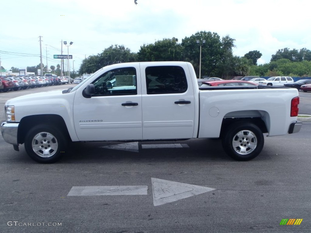 2013 Silverado 1500 LT Crew Cab - Summit White / Ebony photo #3