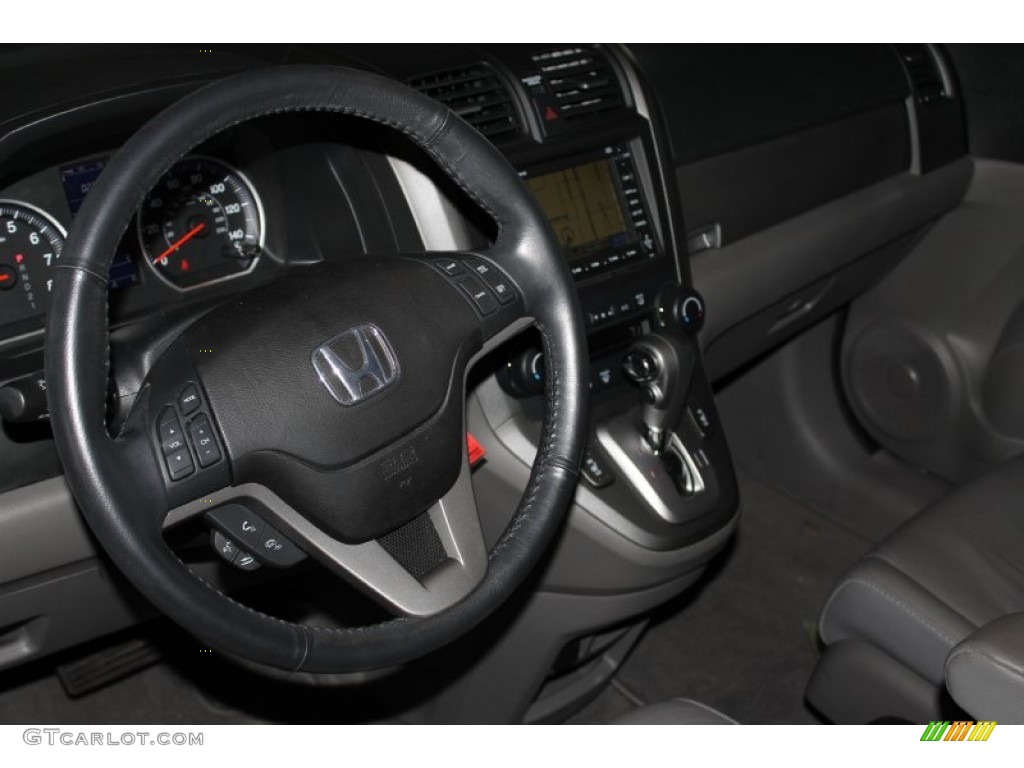 2011 CR-V EX-L - Glacier Blue Metallic / Ivory photo #12
