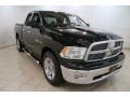 2010 Brilliant Black Crystal Pearl Dodge Ram 1500 Big Horn Quad Cab 4x4  photo #1