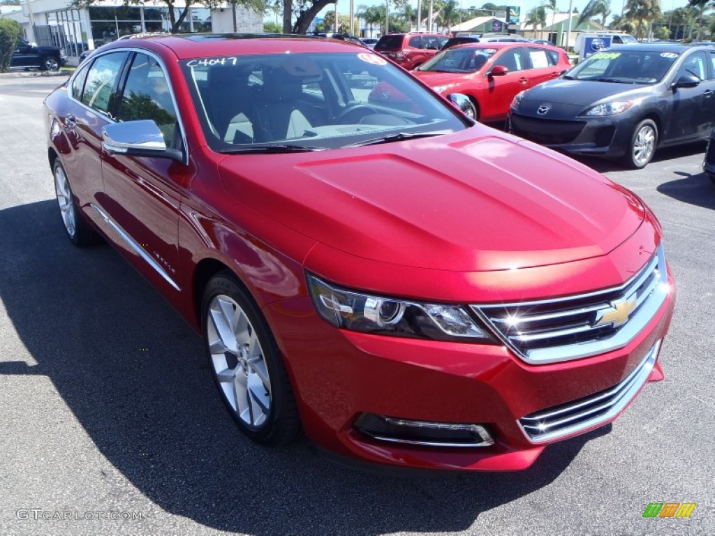 2014 Impala LTZ - Crystal Red Tintcoat / Jet Black/Dark Titanium photo #1