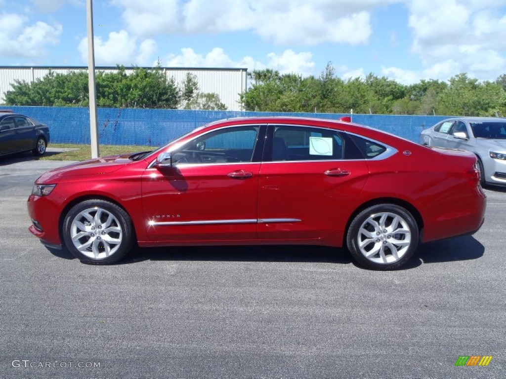 2014 Impala LTZ - Crystal Red Tintcoat / Jet Black/Dark Titanium photo #3