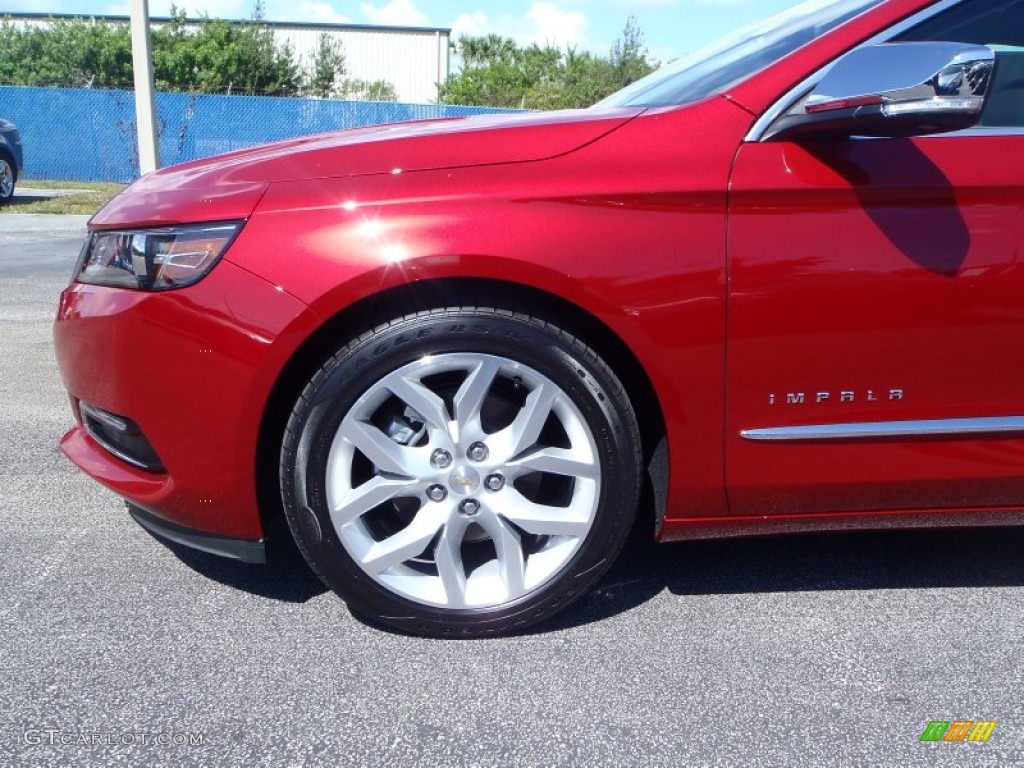 2014 Impala LTZ - Crystal Red Tintcoat / Jet Black/Dark Titanium photo #8