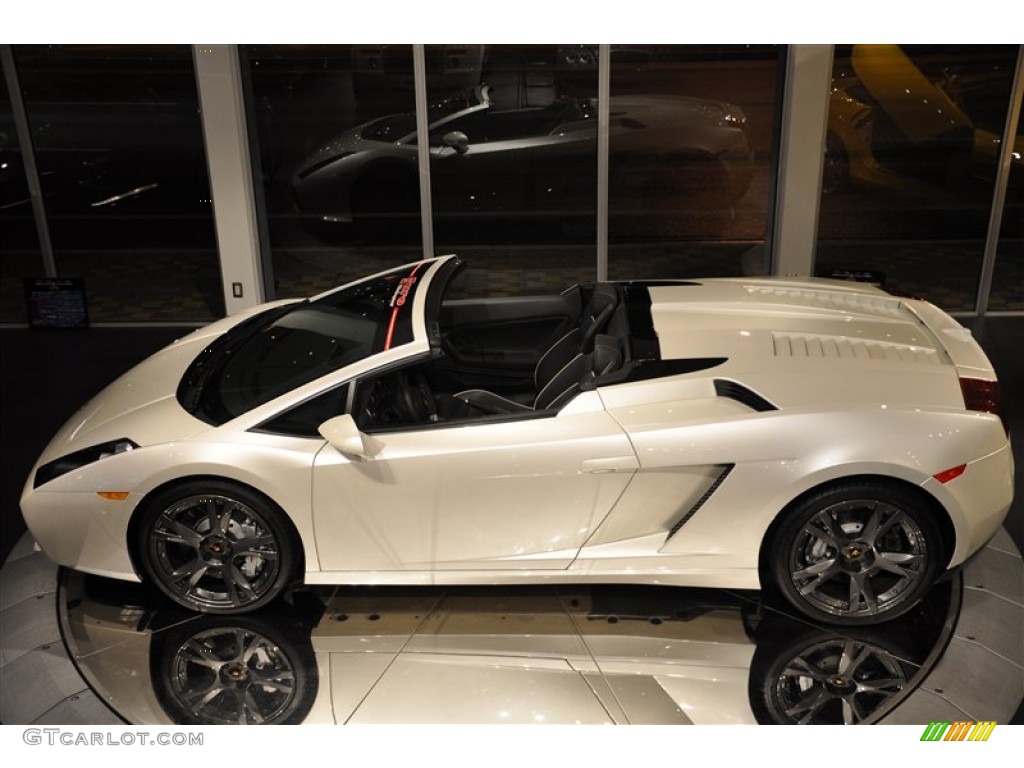 2008 Gallardo Spyder - Balloon White / Nero Perseus photo #4
