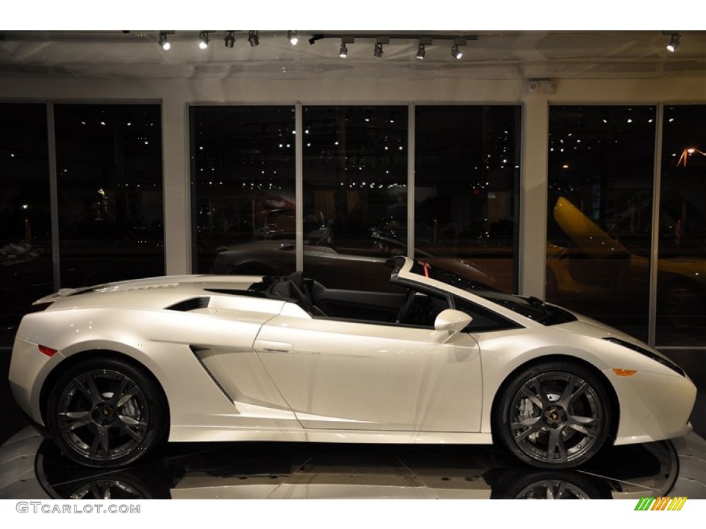 2008 Gallardo Spyder - Balloon White / Nero Perseus photo #8