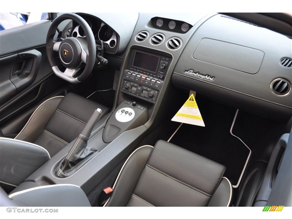 2008 Lamborghini Gallardo Spyder Nero Perseus Dashboard Photo #84743996
