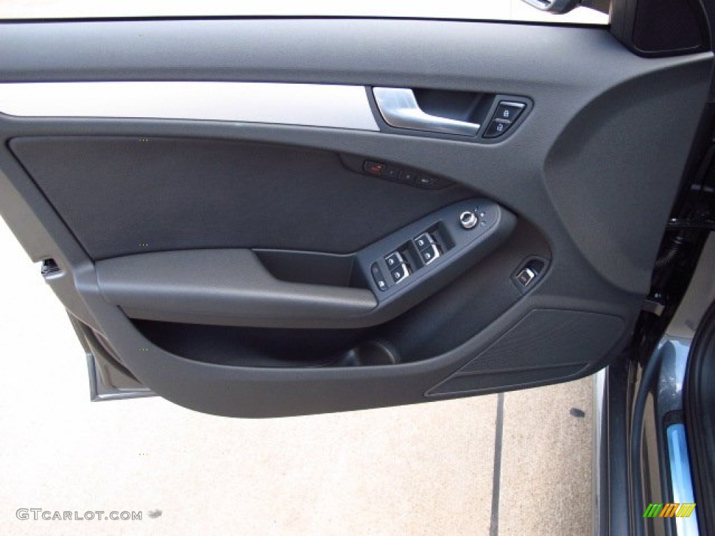 2014 Audi A4 2.0T Sedan Black Door Panel Photo #84744269
