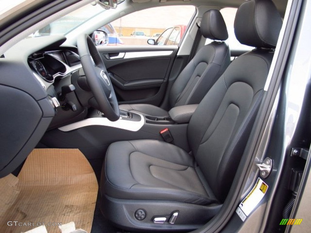 Black Interior 2014 Audi A4 2.0T Sedan Photo #84744293