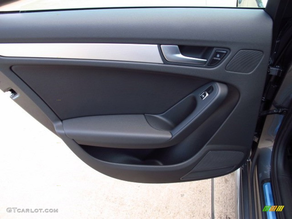 2014 Audi A4 2.0T Sedan Black Door Panel Photo #84744307