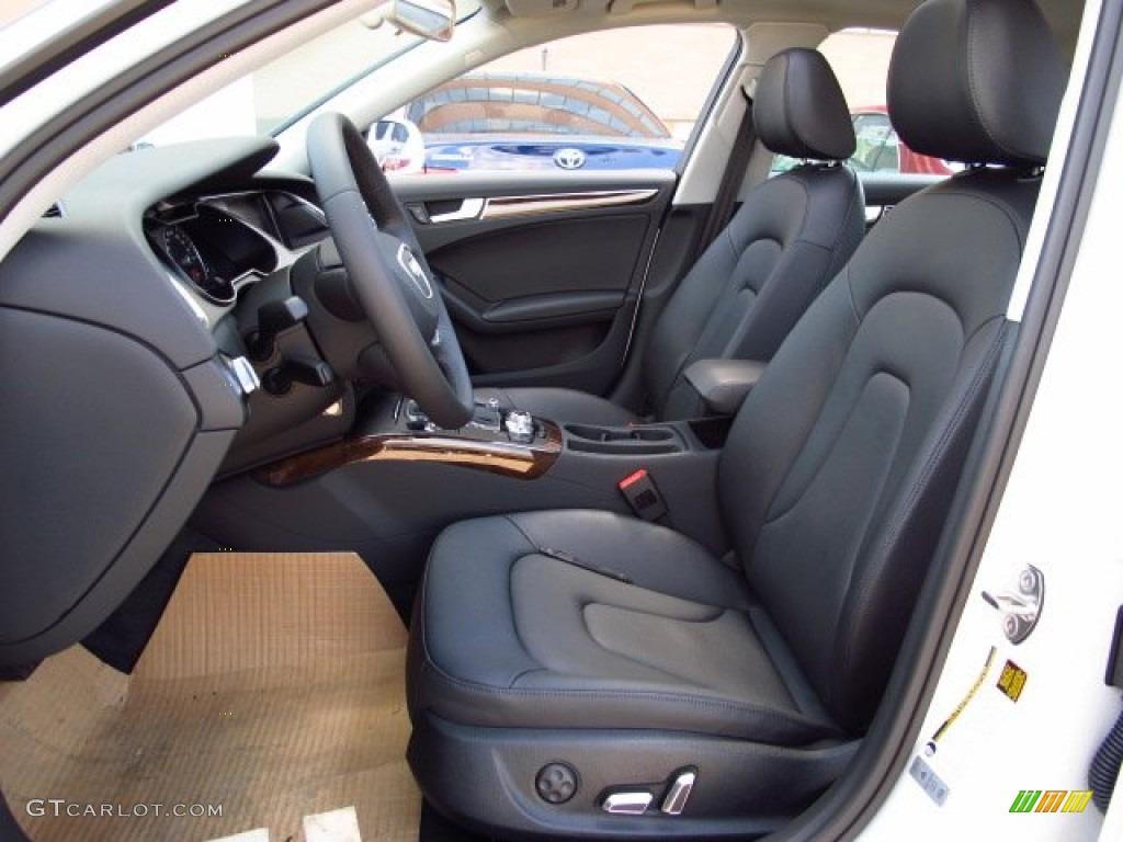 Black Interior 2014 Audi A4 2.0T quattro Sedan Photo #84744830