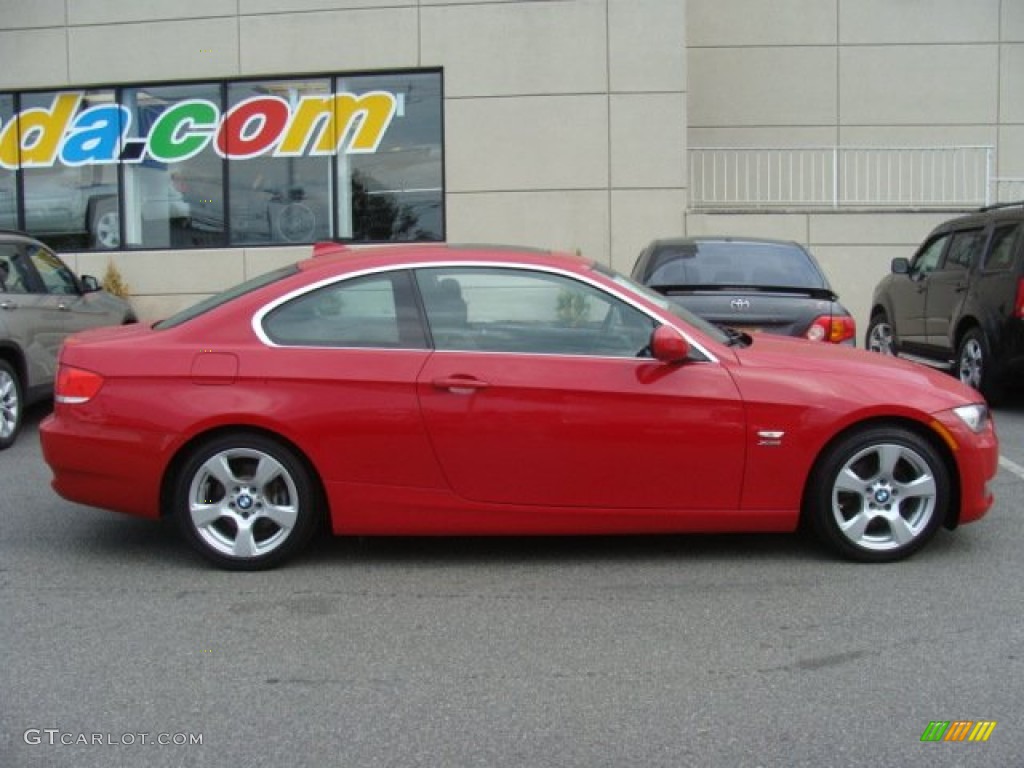 2010 3 Series 328i xDrive Coupe - Crimson Red / Black photo #3