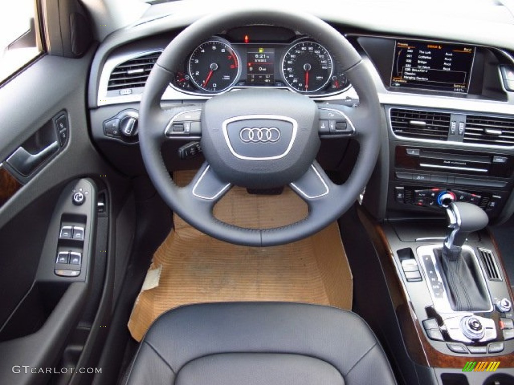 2014 Audi A4 2.0T quattro Sedan Black Dashboard Photo #84744898