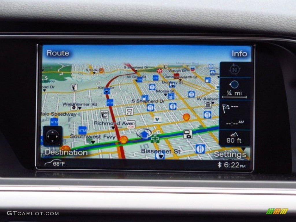 2014 Audi A4 2.0T quattro Sedan Navigation Photo #84745073